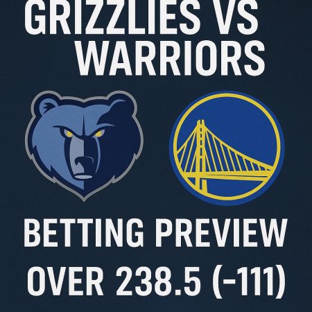 Grizzlies vs Warriors Betting Preview: Over 238.5 (-111) Pick & Analysis